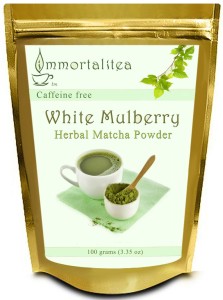 white mulberry tea powder